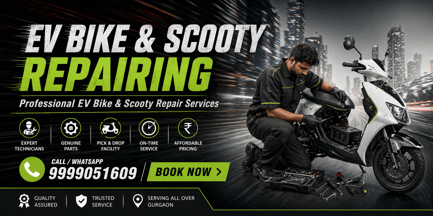 Best bike service in Gurgaon with affordable pricing and genuine parts