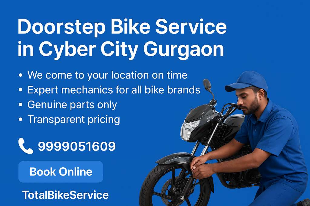 doorstep bike service cyber city gurgaon totalbikeservice