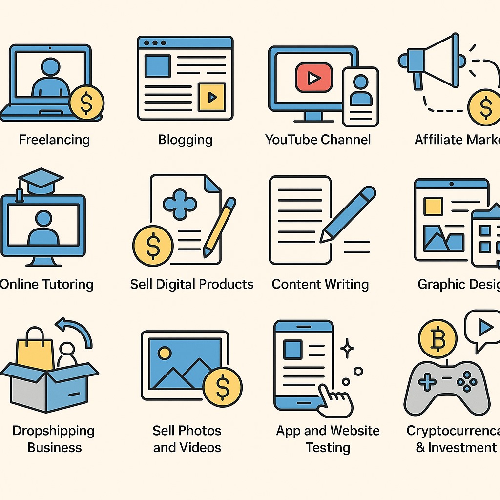 how to earn money online ideas 2025